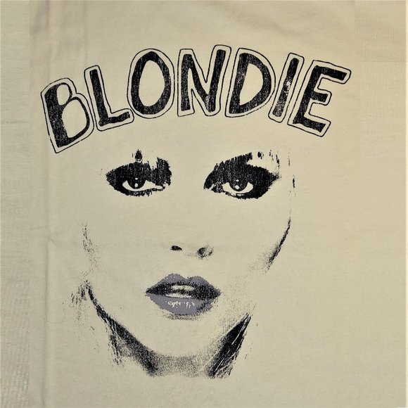 Simply Vera Vera Wang Blondie Face punk rock Official T-Shirt 2XL NWT - Picture 2 of 4
